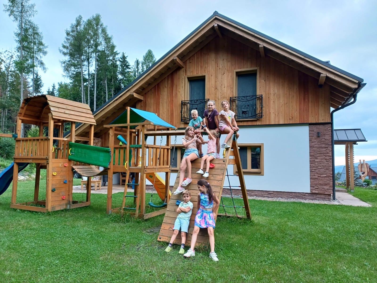 Teren zewnętrzny - Domek na Lovisku Kubínska hoľa