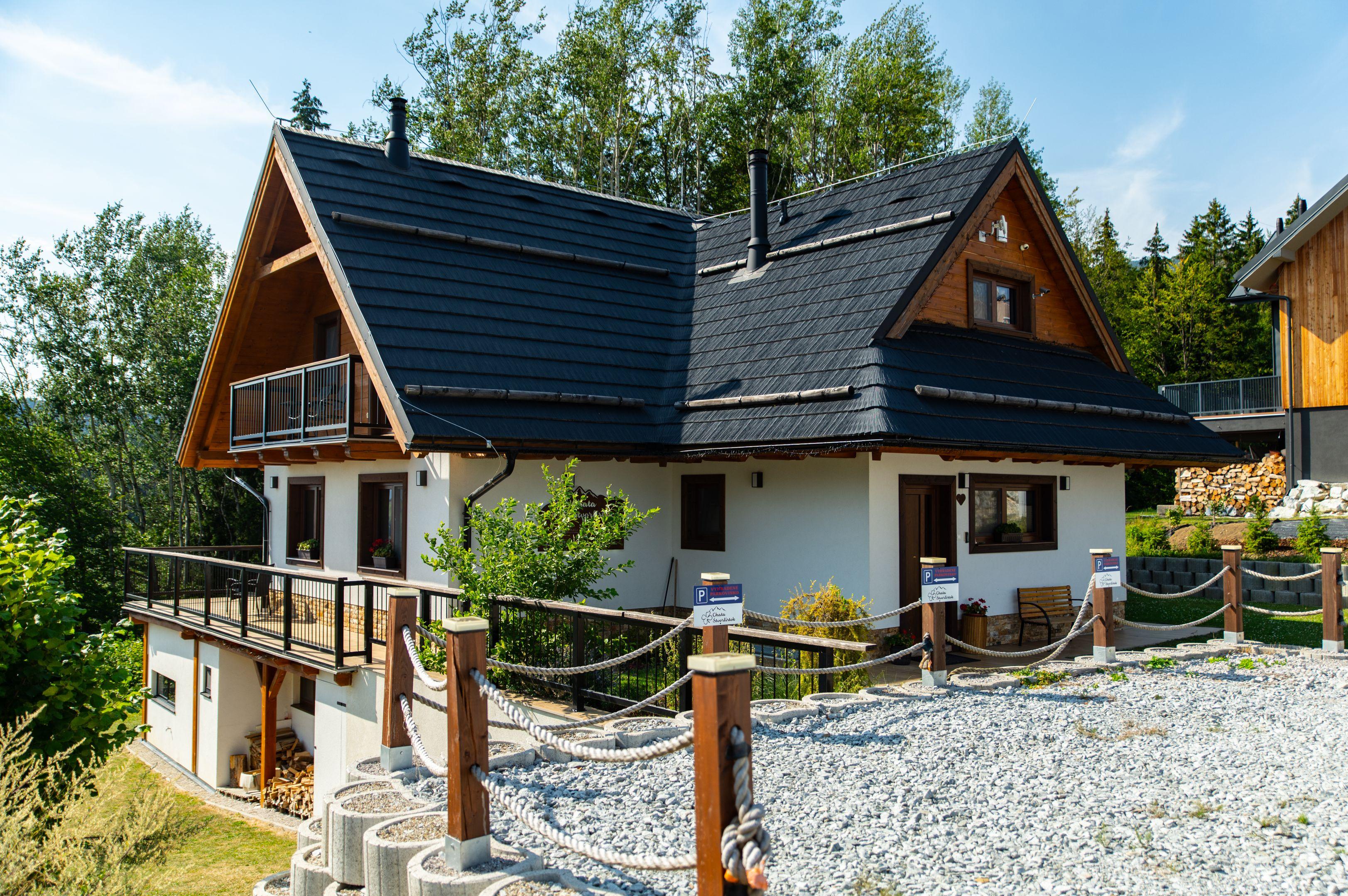 Chata Štvorlístok - 4 samostatné apartmány v lete