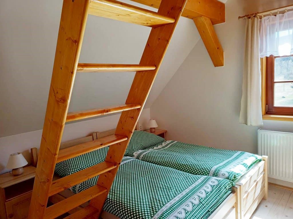 Čtyřlůžkový pokoj Čtyřlůžkový pokoj s 2 přistýlkami - Chalupa Pohoda