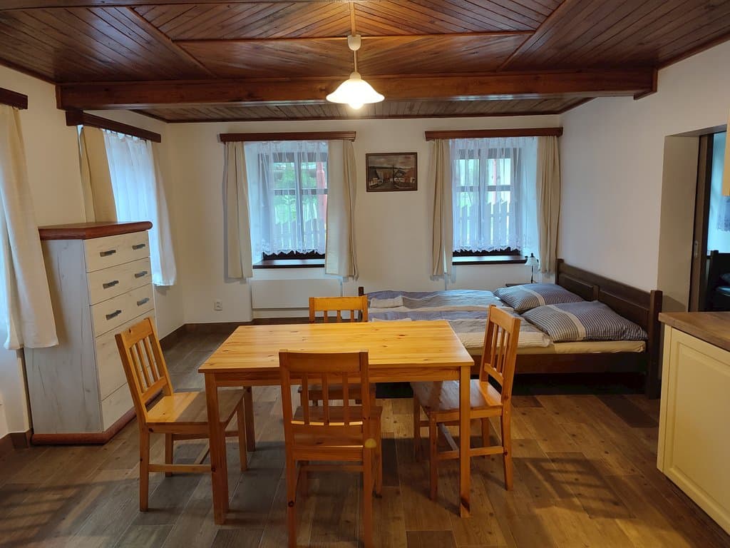 Apartmán A3 - přízemí Apartmán s 1 spálňou - Chalupa Chlum 66