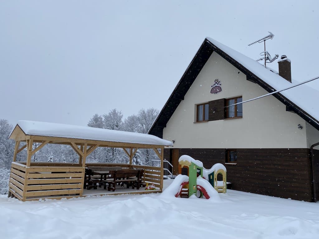 Cottage Manka in the winter