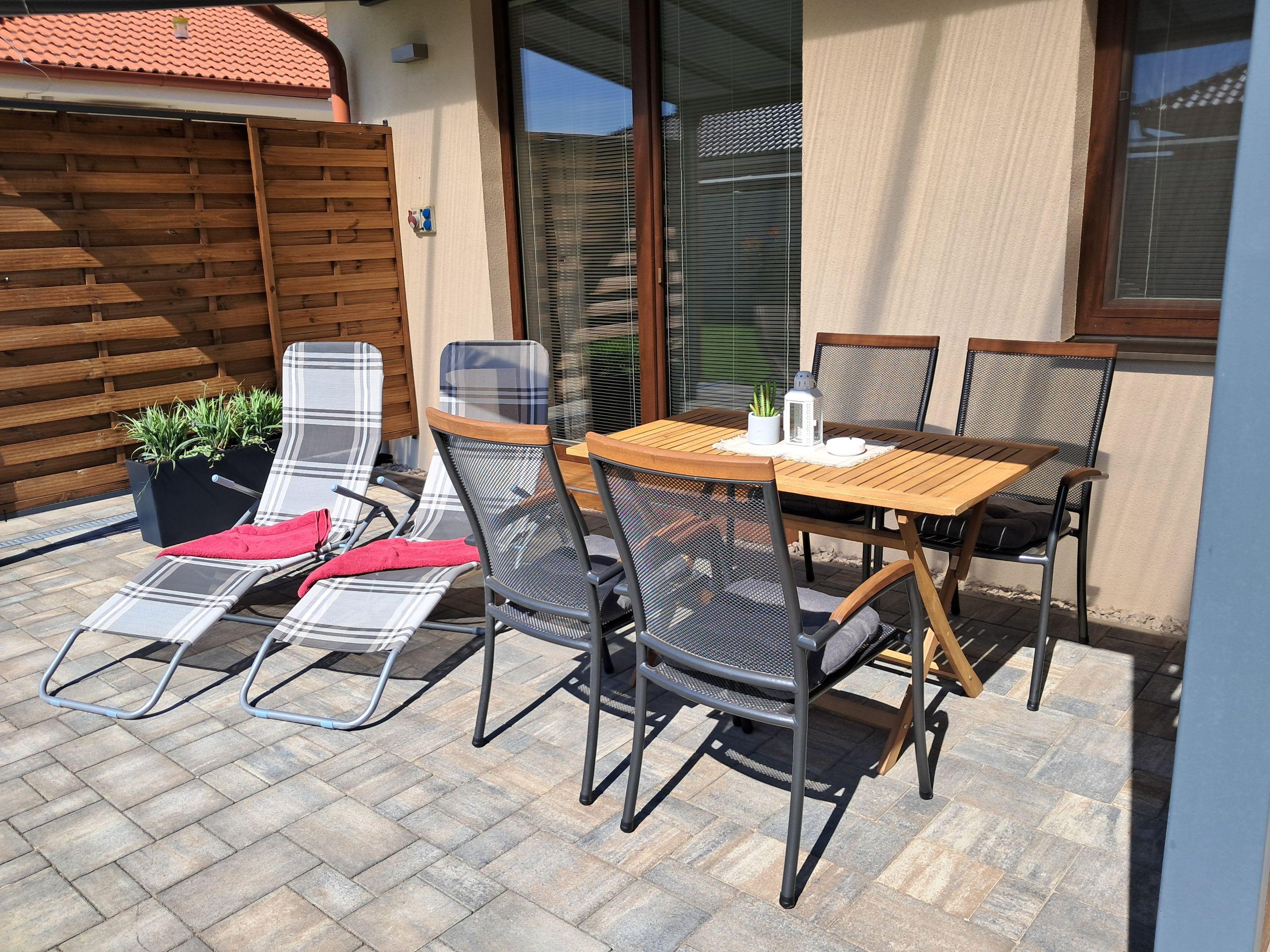 terasa - Apartmány Rubin Nesvady