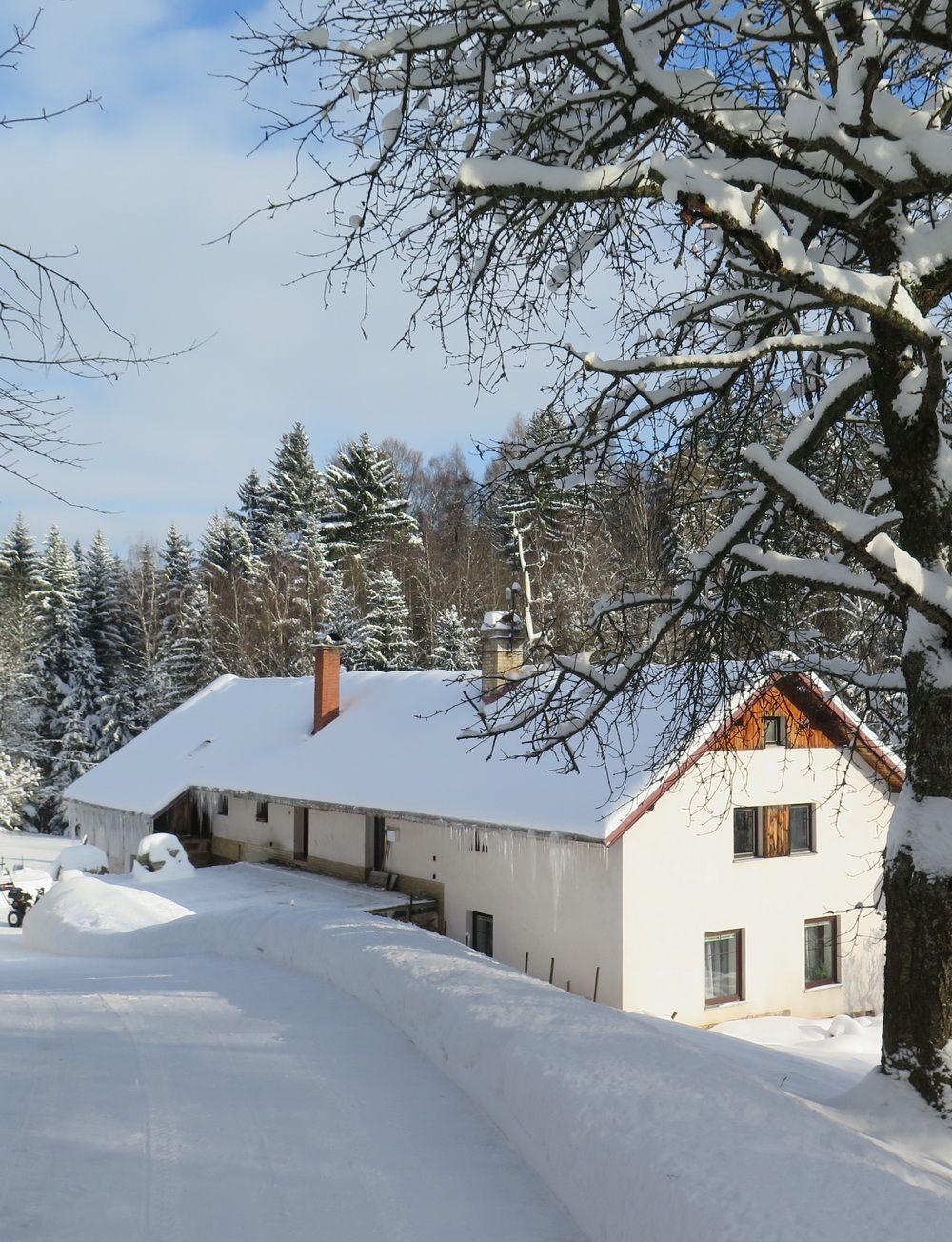 Apartmán Studánka Radvanice v zime
