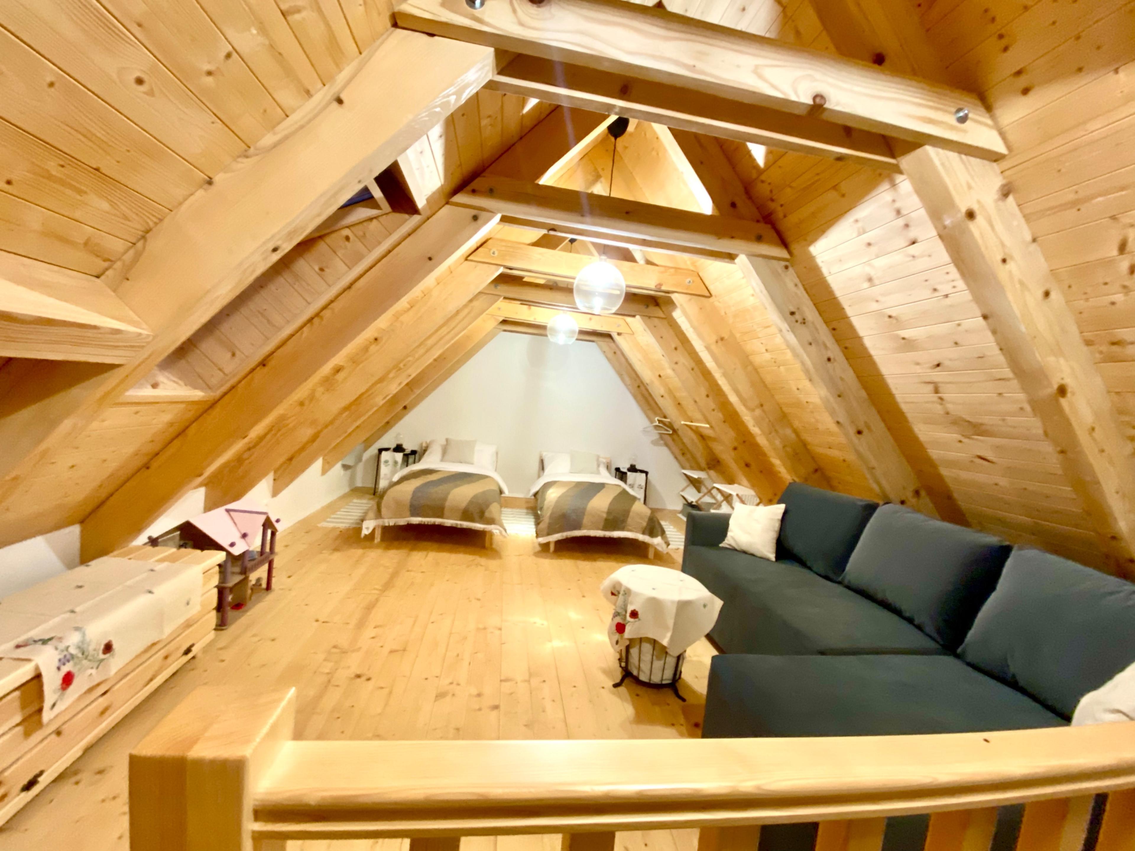 Apartmán "U Lucii" Mezonetový apartmán s 2 spálňami - Rusínska chyža
