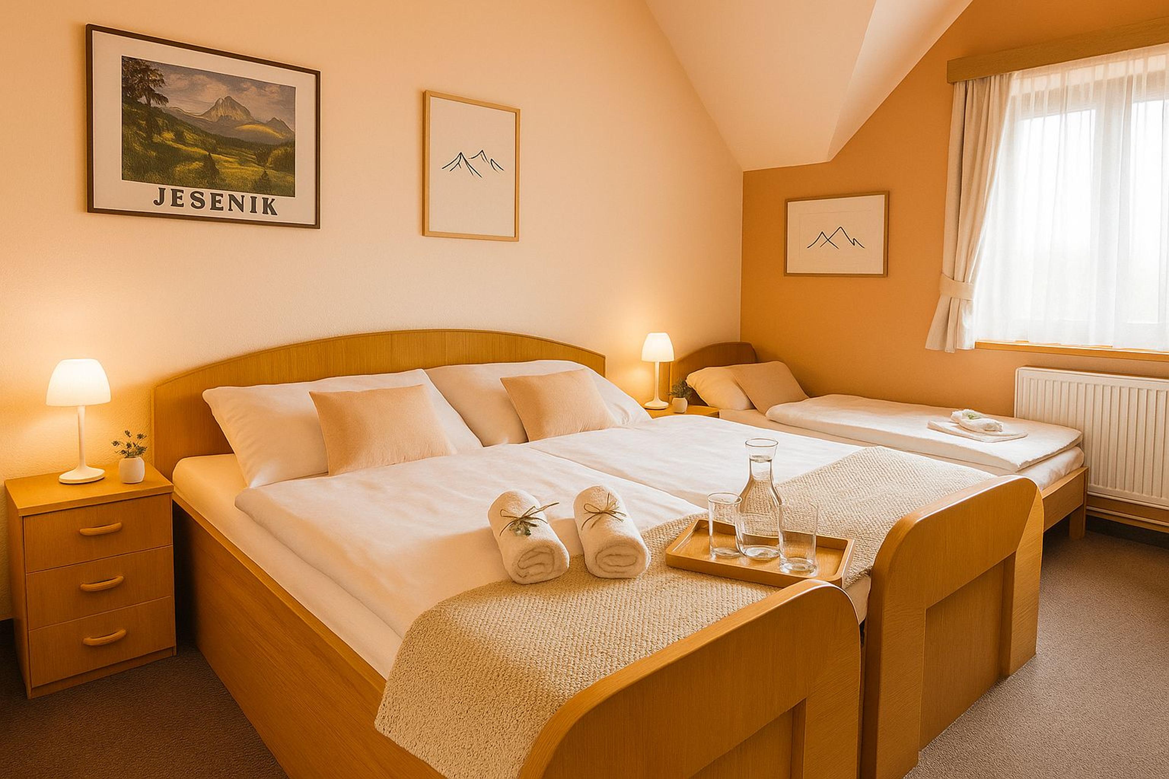 Třílůžkový pokoj Orlík  - REJVÍZ 1 Hotel & Spa