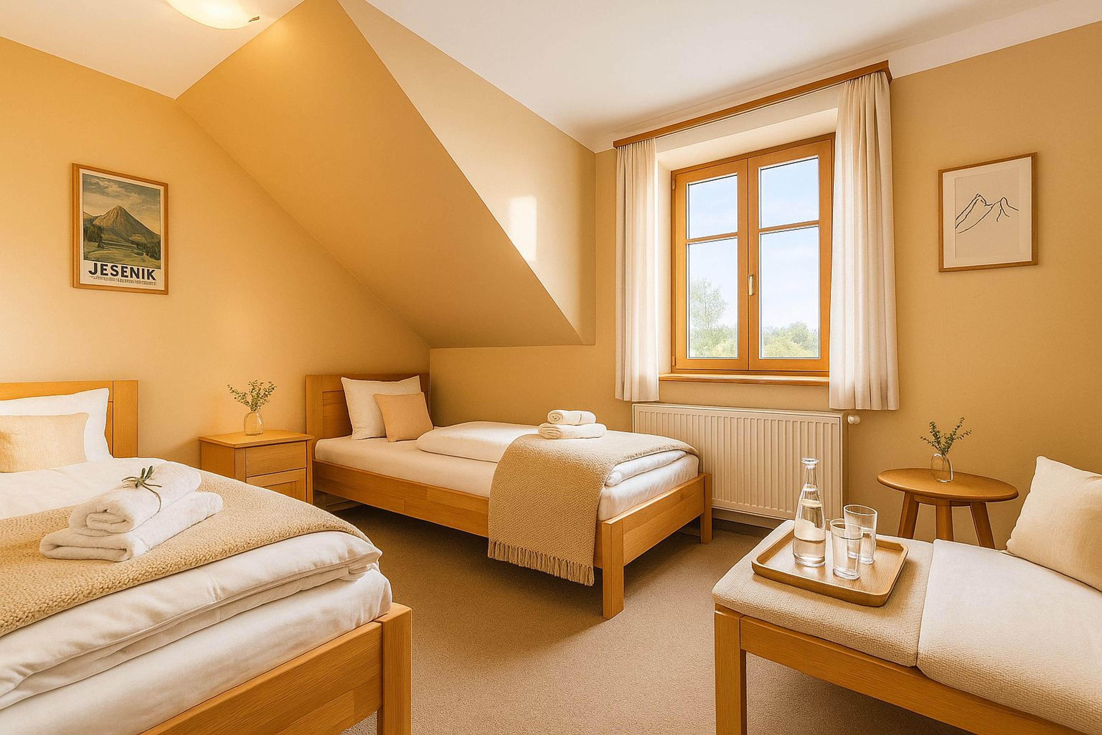 Pětilůžkový Apartmán Orlík Apartmán s 1 ložnicí - REJVÍZ 1 Hotel & Spa