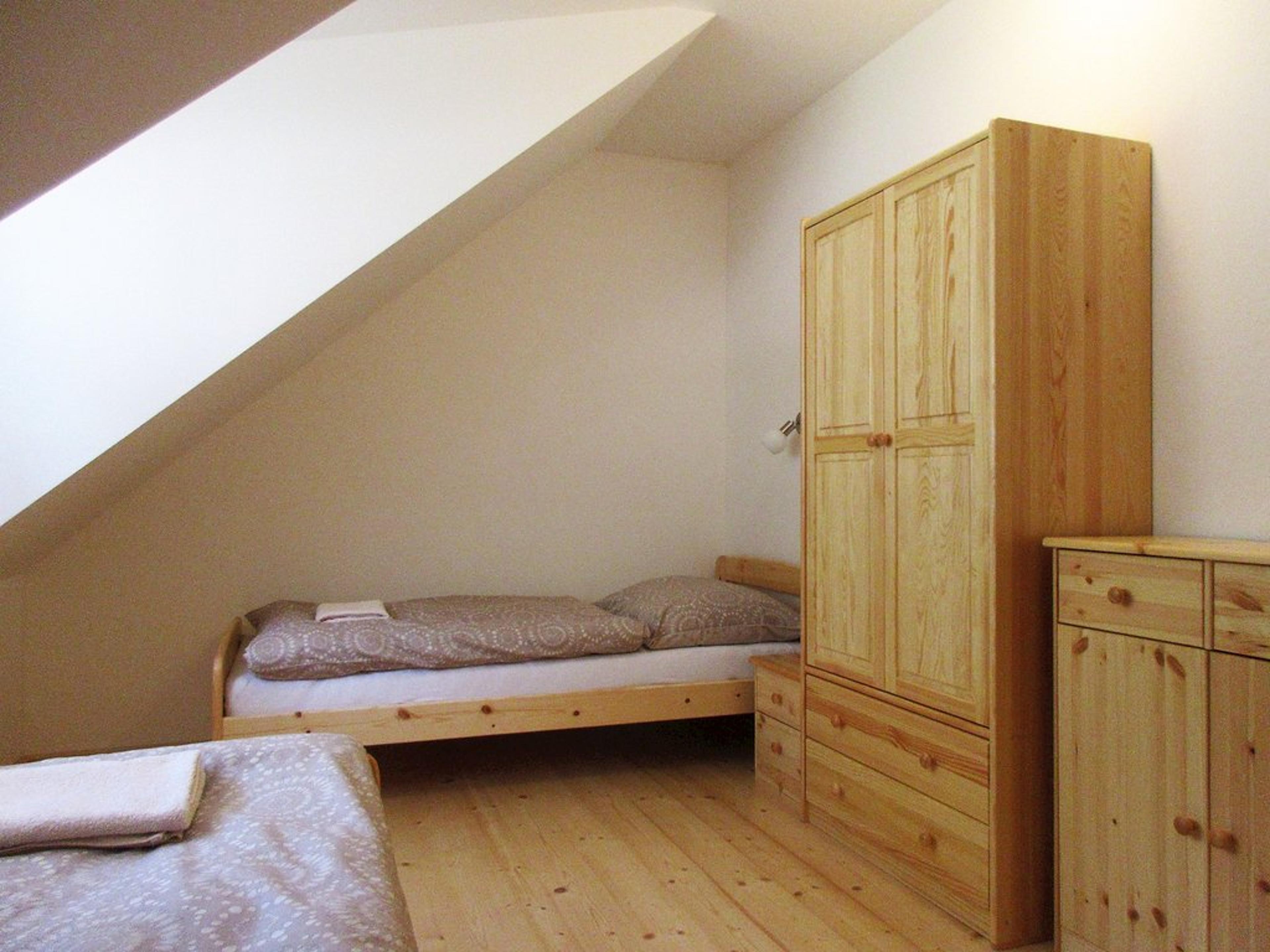 Čtyřlůžkový apartmán s 2 ložnicemi  - Apartmány Chlum
