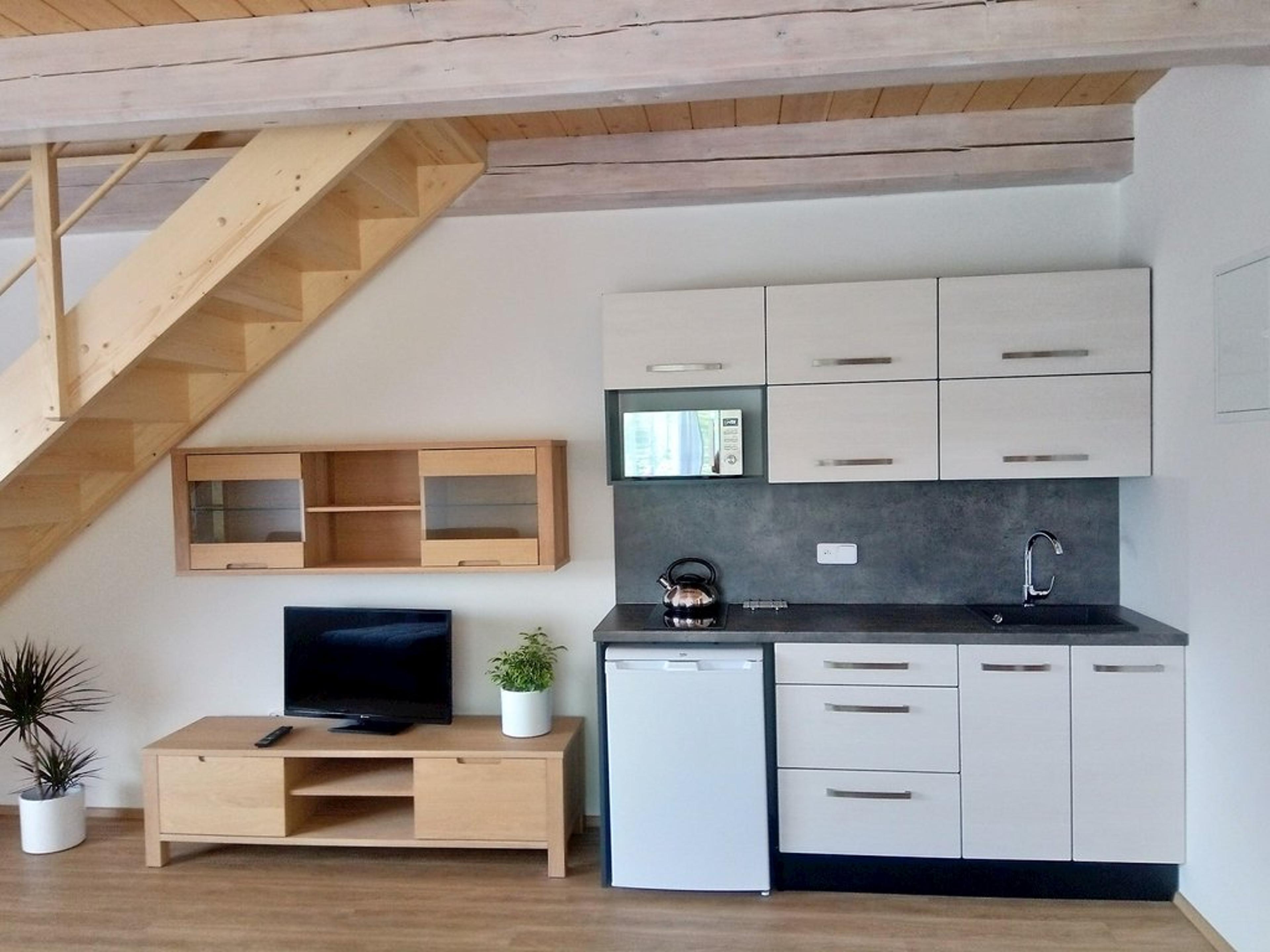 Čtyřlůžkový apartmán s 2 ložnicemi  - Apartmány Chlum