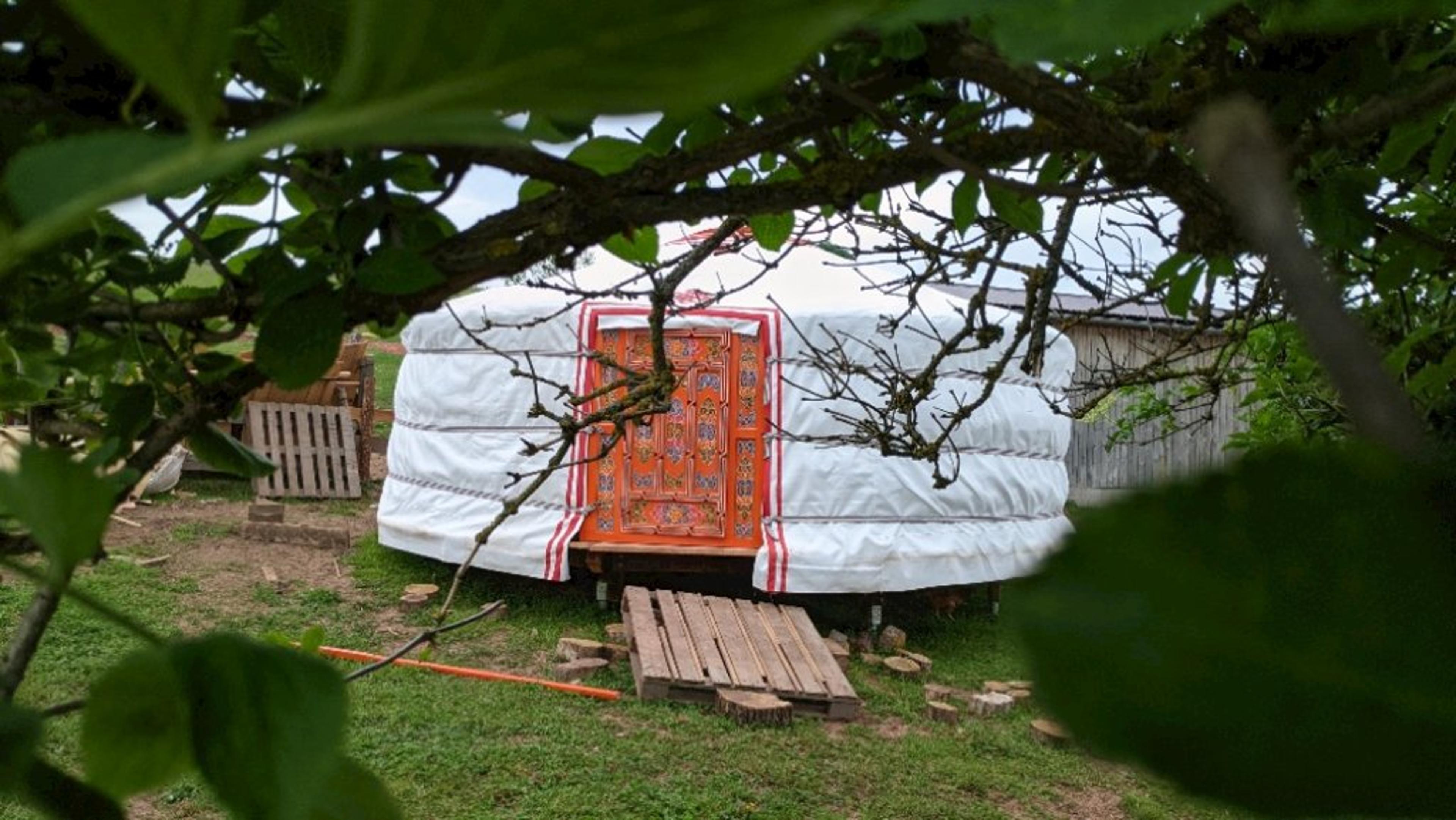 Jurta Čtyřlůžkový pokoj s 4 přistýlkami - Ubytování na rodinné farmě - Pension Hermína