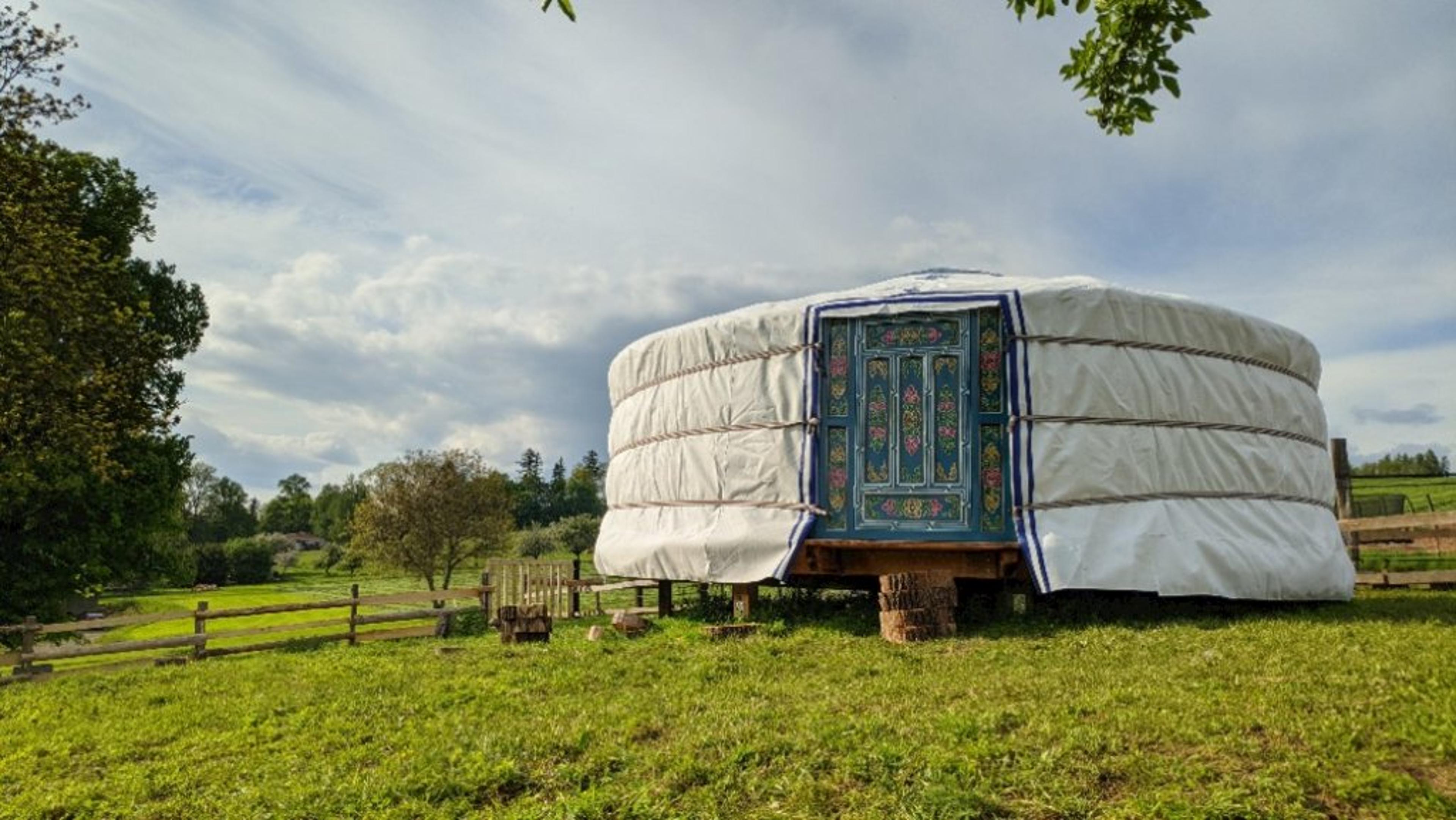 Jurta Čtyřlůžkový pokoj s 4 přistýlkami - Ubytování na rodinné farmě - Pension Hermína