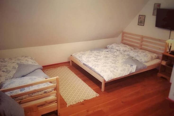 Třílůžkový pokoj Trojlôžková izba - Chalupa na horách