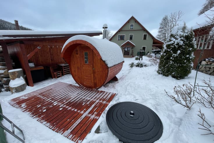 Accommodation Trombly in the winter