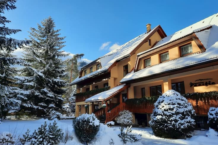 Apartmány Pacific v zime