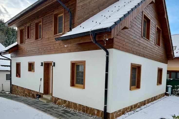 Chata pod Mníchom v zime