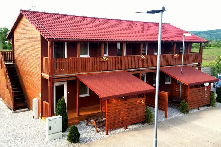 Apartments Pema in the summer