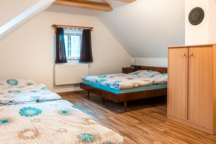 čtyřlůžkový pokoj č.4 v patře - Chalupa u Podskalských