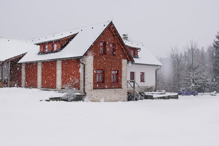 Ateliér 673 v zimě