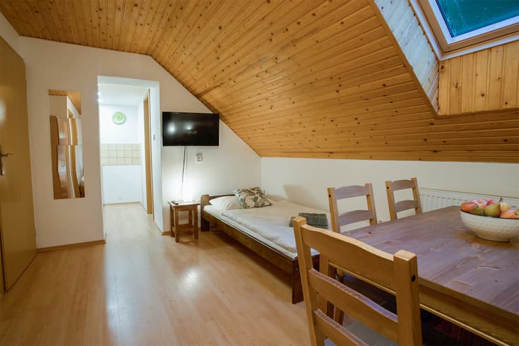 Ložnice Apartmán 4 - Apartmány Bramborka