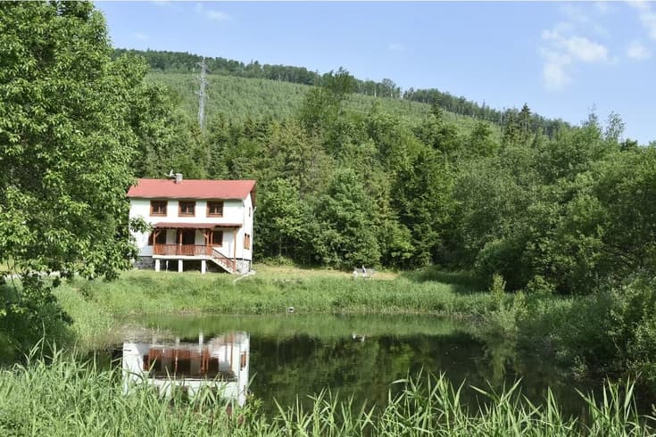 Chata Lanovka v zime