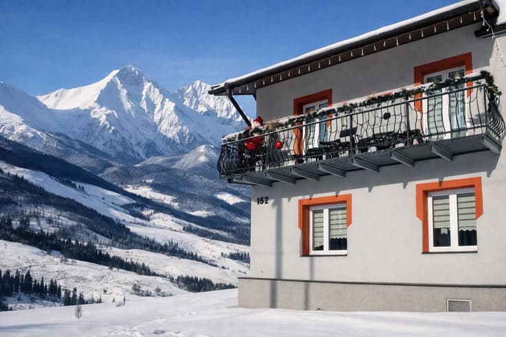 Ferienwohnung u Paliho im Winter