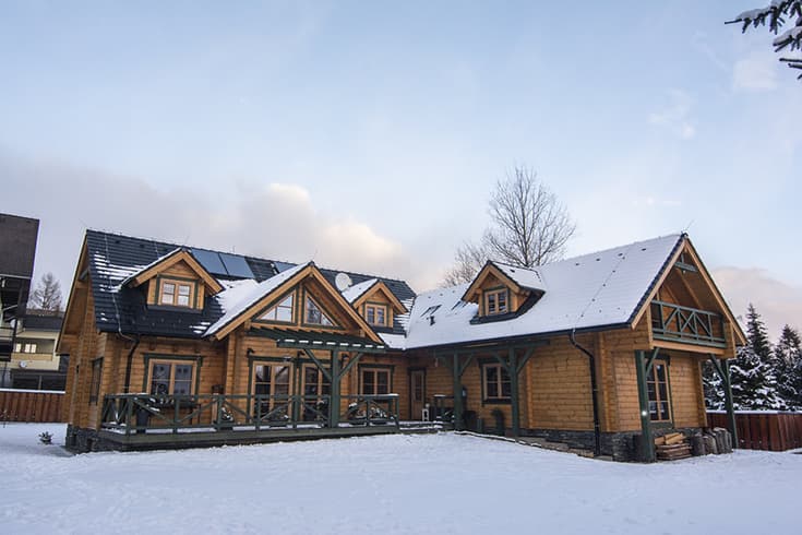 Villa Buky im Winter