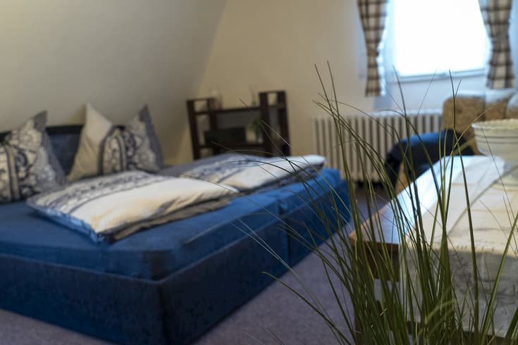 Ložnice II modrý pokoj - Chalupa u Pospeců