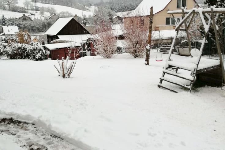 Erholungshaus Pecka im Winter