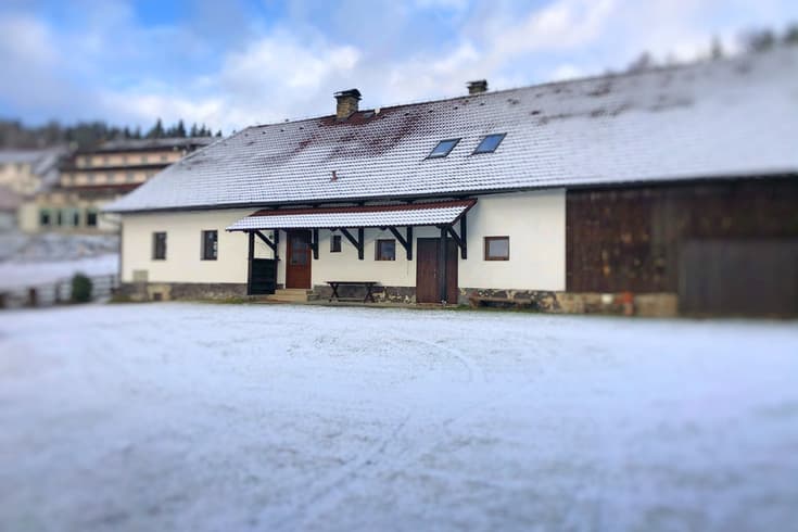 Penzion Kubovka 63 v zimě