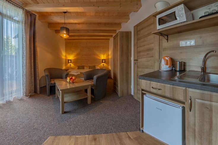 Štúdiový apartmán pre 2 osoby Dvojlôžkové štúdio - Resort Villa Flora*** pri Aquaparku Tatralandia