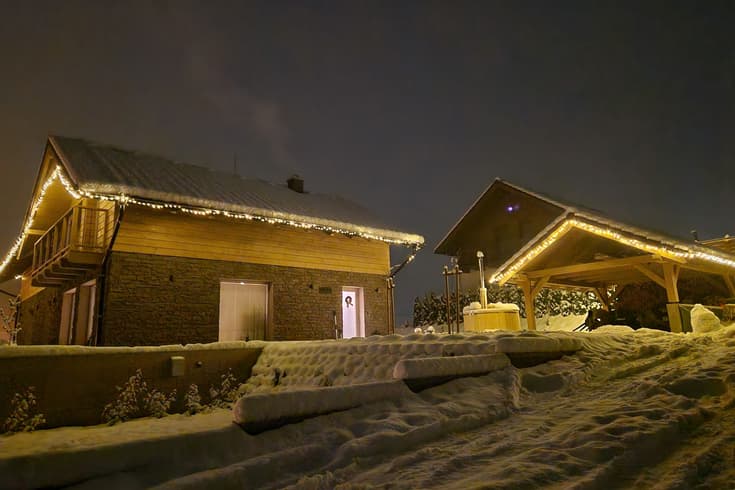 Chalets Čierny Balog v zime