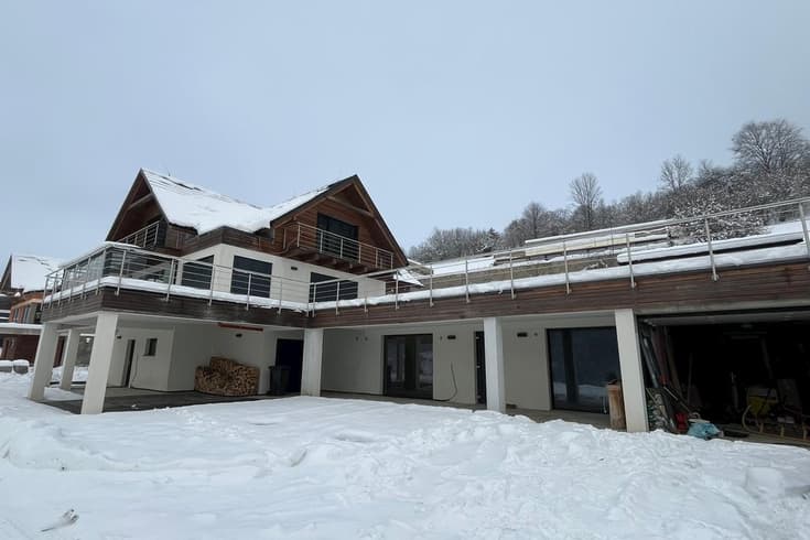 Wellness chalet v zime