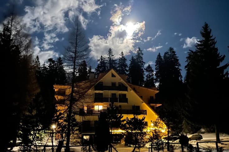 Apartmány Ski a Tyrkys Spiežovec v zime
