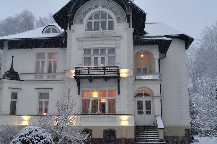 VILLA ANNA v zimě