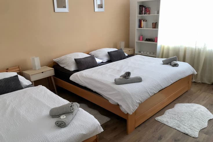Dreibettzimmer  - Štýlový Domček Andrea blízko Snowlandu Valča