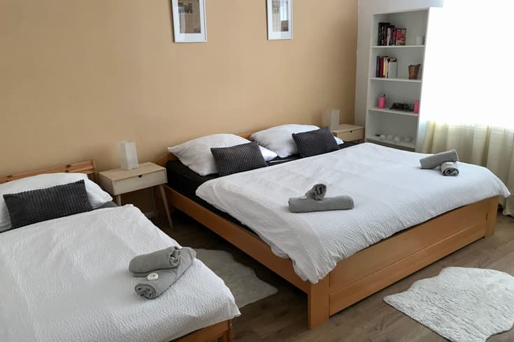 Dreibettzimmer  - Štýlový Domček Andrea blízko Snowlandu Valča