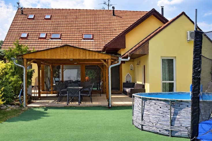 Penzion Trojna Lednice v létě