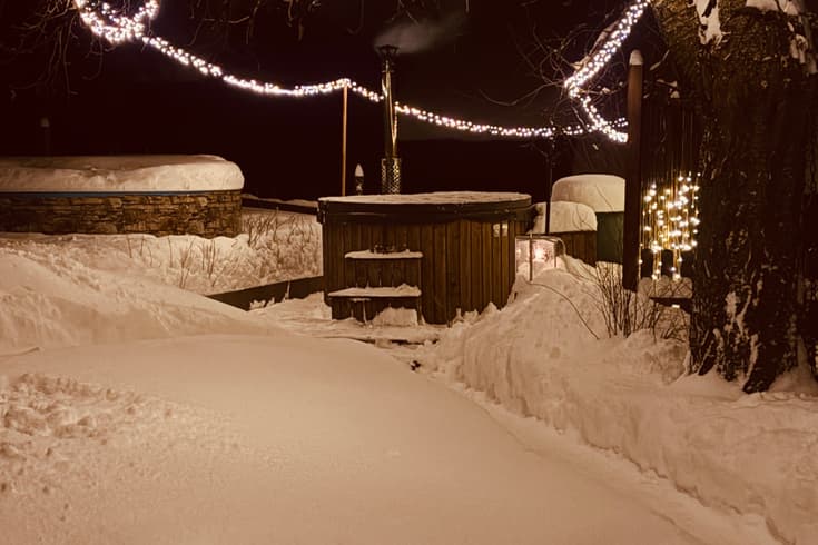 Cottage U Franze in the winter
