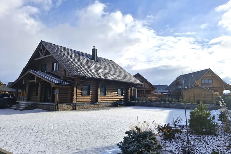 Chalet Mara View v zime