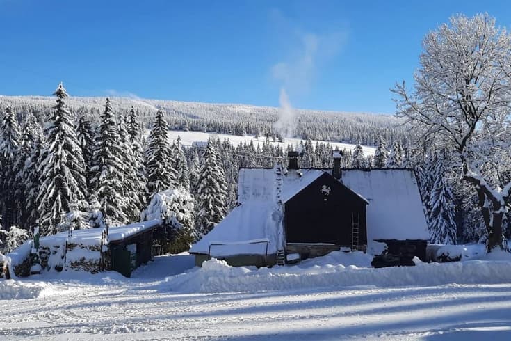 Házikó Haida télen