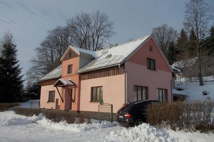 Cottage U Montyho in the winter