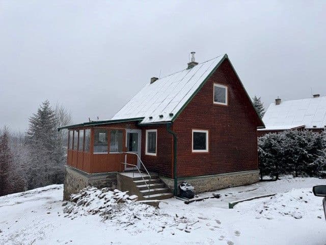 Cottage Holanďanka in the winter