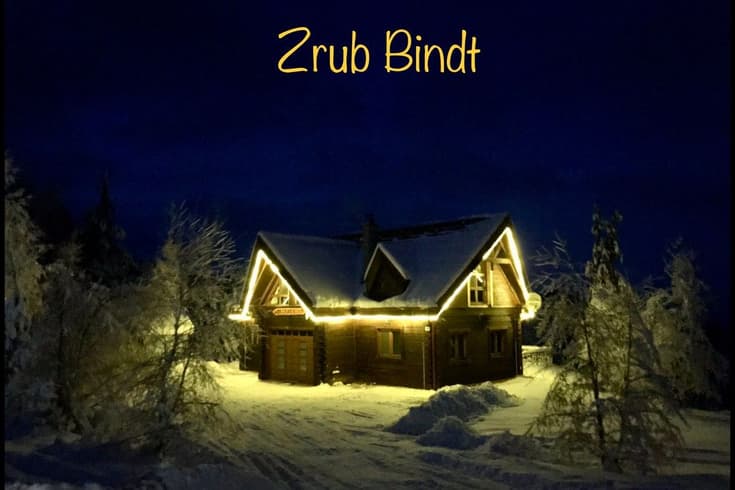 Zrub Bindt v zime