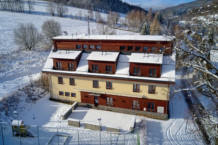 Hotel TOČ v zimě