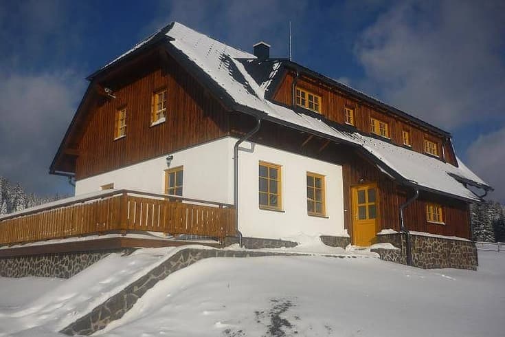 Apartmány Na Kobylce v zimě