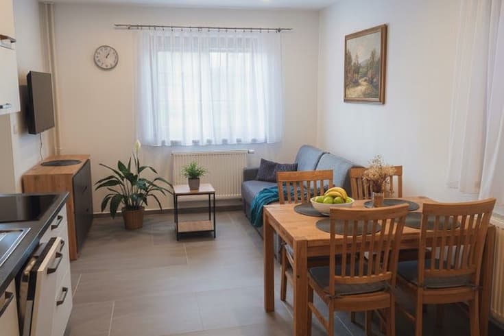 Apartmán Na kopci v zimě