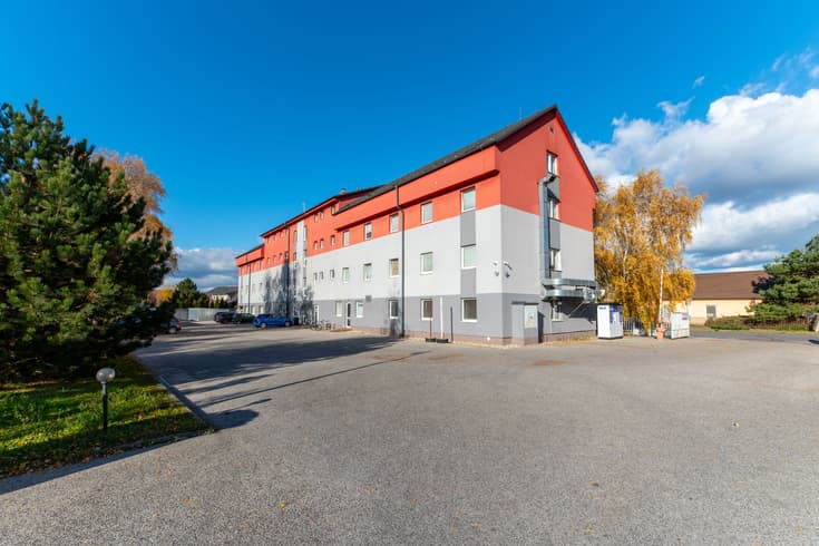 Ubytovna Dorm Residences Stupava v zimě