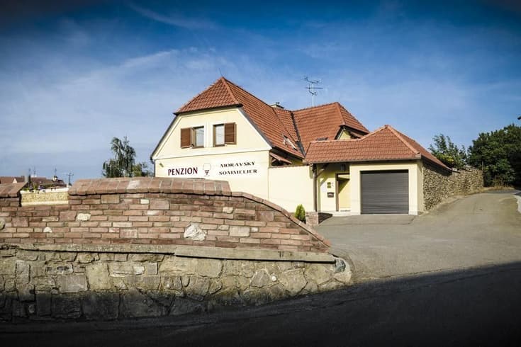 Penzion Moravský Sommelier v zimě
