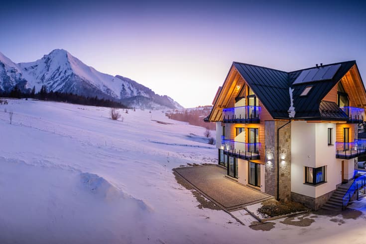 Appartements Viktória Ždiar im Winter