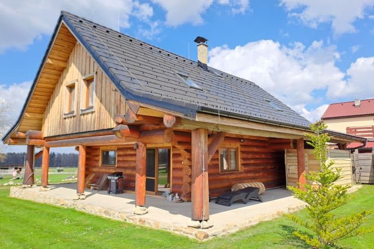 Chalet U Holubů  in the winter