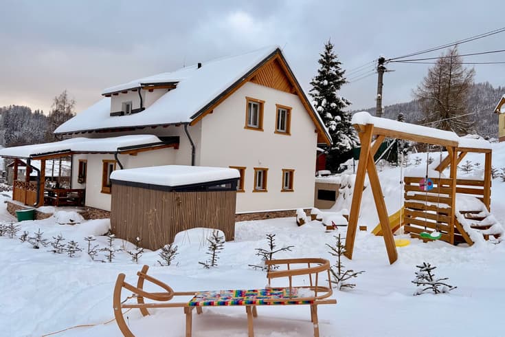 Házikó Tanvaldka télen